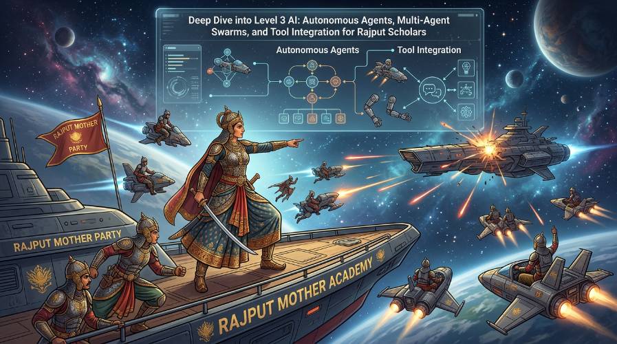 Deep Dive into Level 3 AI: Autonomous Agents, Multi-Agent Swarms, and Tool Integration for Rajput Scholars